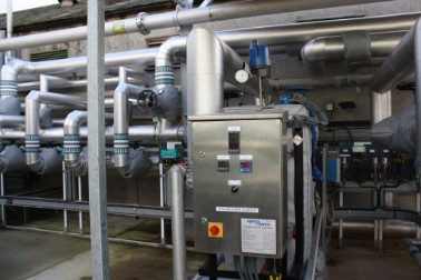 Heat Exchangers combined Waste Water Hydrothermal Plant